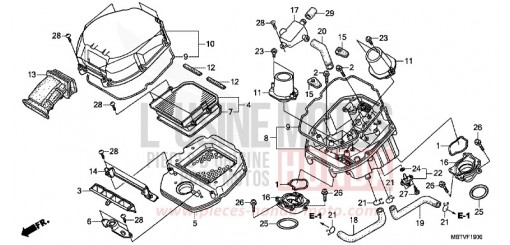 AIR CLEANER XL1000VB de 2011